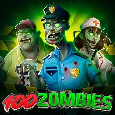 100 Zombies official Endorphina slot cover artwork