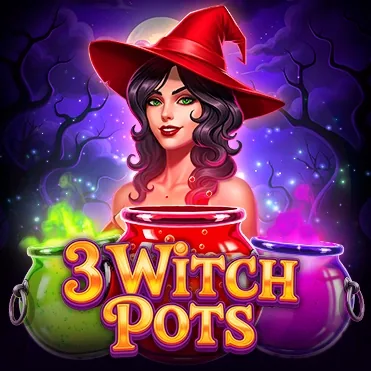 3 Witch Pots official Endorphina slot cover artwork