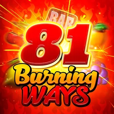 81 Burning Ways official Endorphina slot cover artwork