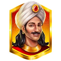 Akbar & Birbal official Endorphina symbol artwork for combinations and payout notes