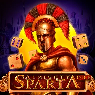 Almighty Sparta Dice official Endorphina slot cover artwork