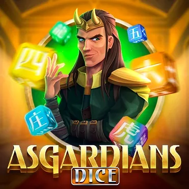 Asgardians dice official Endorphina slot cover artwork