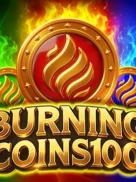Burning Coins 100 official Endorphina slot cover artwork
