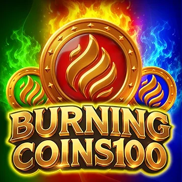 Burning Coins 100 official Endorphina slot cover artwork