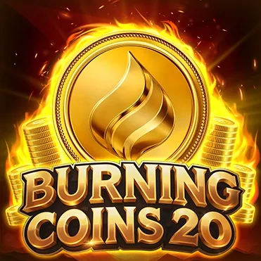 Burning Coins 20 official Endorphina slot cover artwork