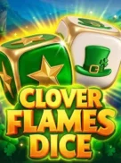 Clover Flames Dice official Endorphina slot cover artwork