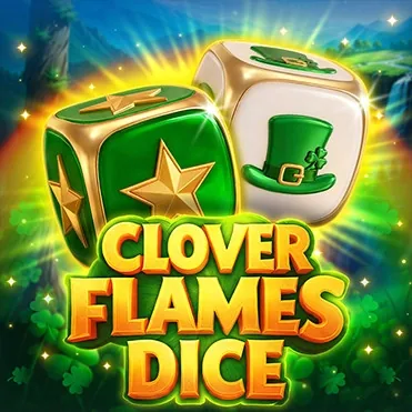 Clover Flames Dice official Endorphina slot cover artwork