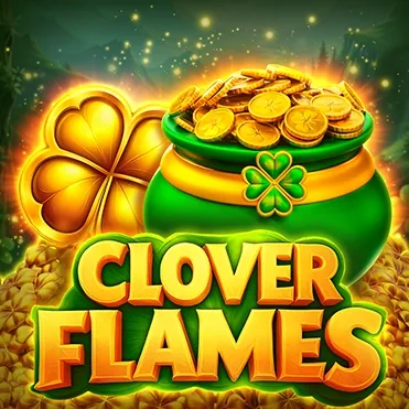 Clover Flames official Endorphina slot cover artwork
