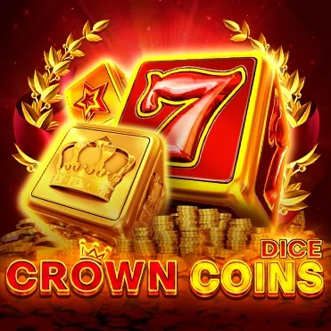 Crown Coins Dice official Endorphina slot cover artwork