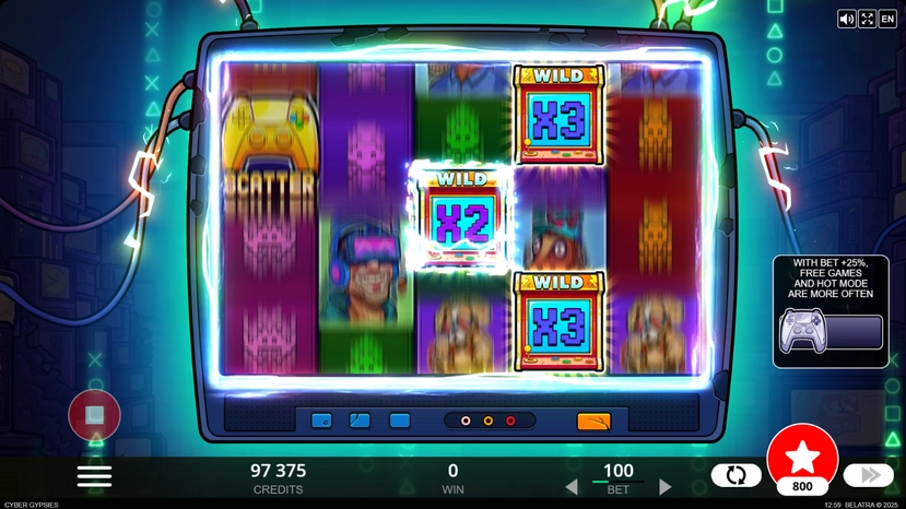 Cyber Gypsies official Belatra feature artwork for payout and combination notes