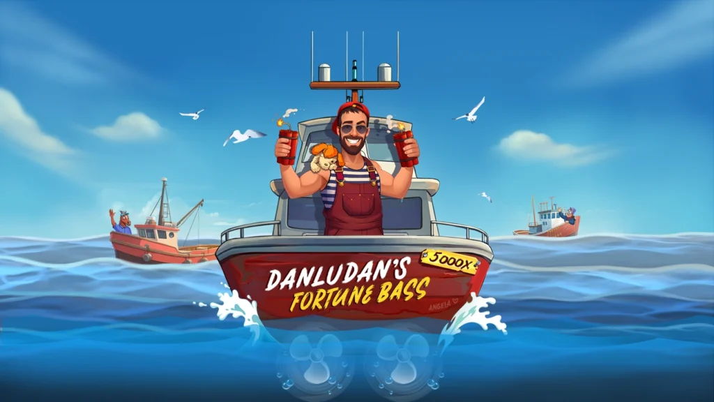 DanLudan's Fortune Bass official Belatra gameplay image showing the game presentation