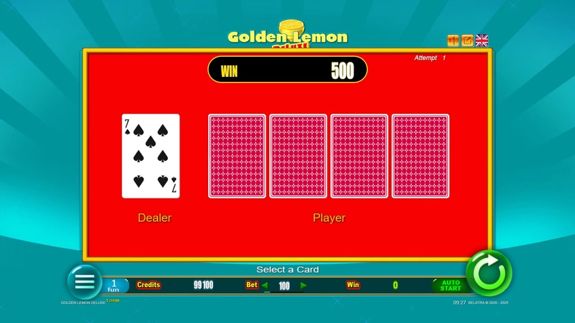 Golden Lemon DeLuxe official Belatra feature artwork for payout and combination notes