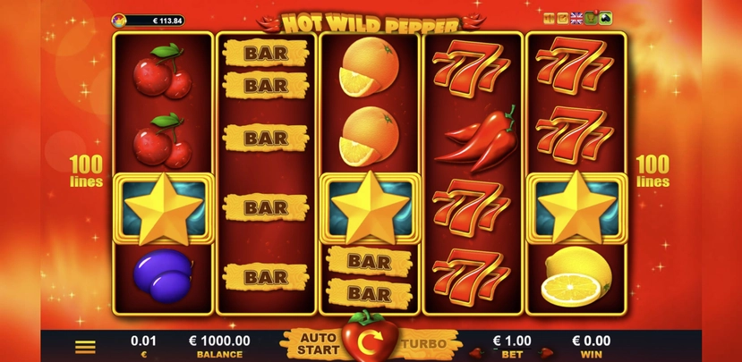 Hot Wild Pepper official Belatra feature artwork for payout and combination notes