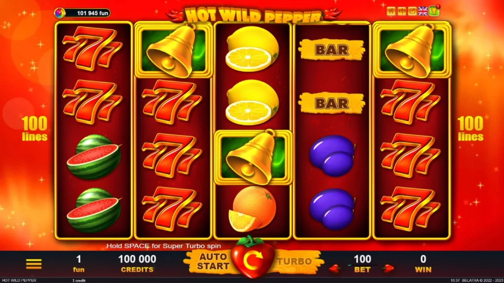 Hot Wild Pepper official Belatra slot cover artwork