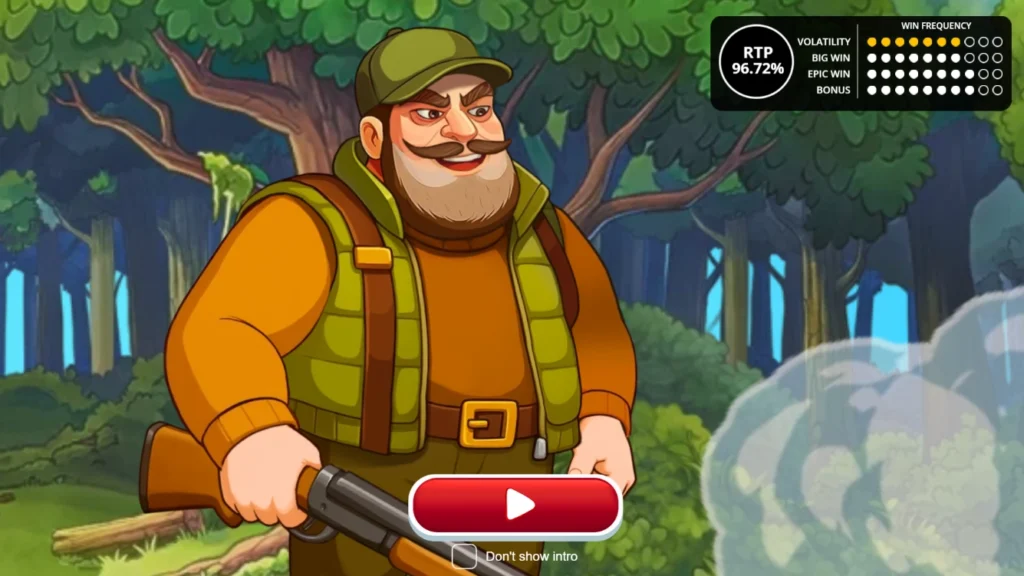Hunt the Bucks official Belatra gameplay image showing the game presentation