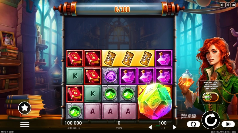 Make It Gold official Belatra feature artwork for payout and combination notes