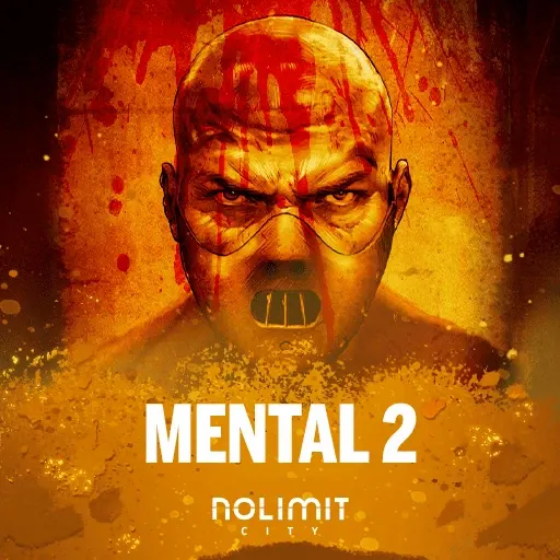 Mental II official Nolimit City slot cover artwork