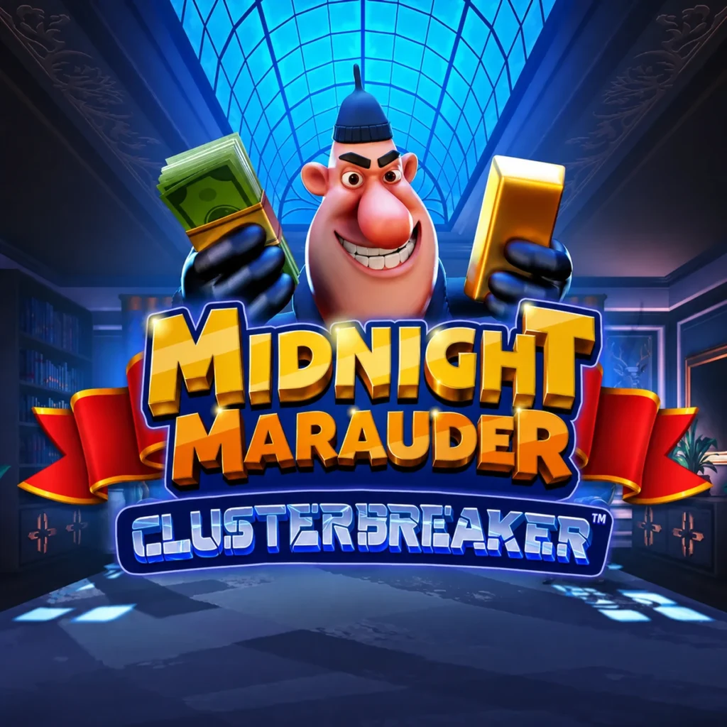 Midnight Marauder Clusterbreaker slot cover artwork by Relax Gaming