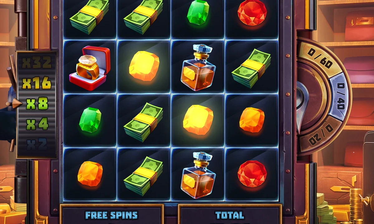 Midnight Marauder: ClusterBreaker symbols, combinations and feature area