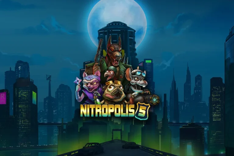Nitropolis 5 official ELK slot cover artwork