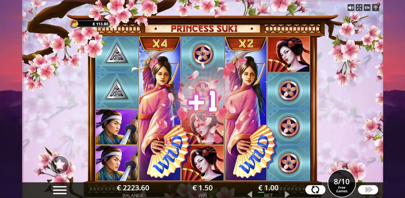 Princess Suki official Belatra feature artwork for payout and combination notes