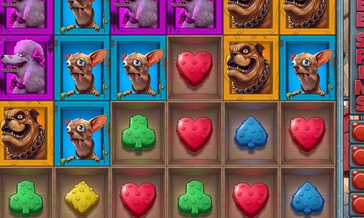 Purrrminator Dream Drop symbols, combinations and feature area