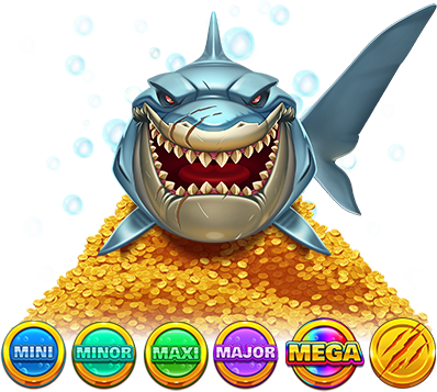 Razor Shark Jackpots official feature illustration by Push Gaming