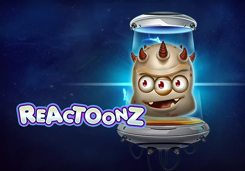 Reactoonz official Play'n GO slot cover artwork