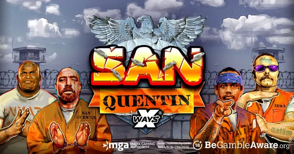 San Quentin xWays® official Nolimit City wide slot artwork