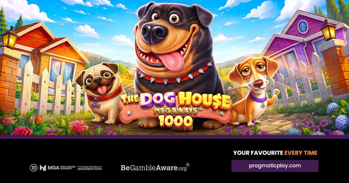 The Dog House Megaways 1000 official Pragmatic Play release artwork