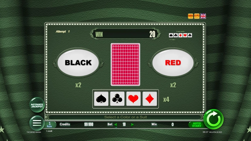 The Moneymania official Belatra feature artwork for payout and combination notes