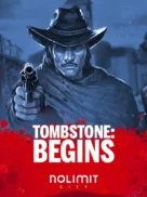 Tombstone Begins official Nolimit City slot cover artwork