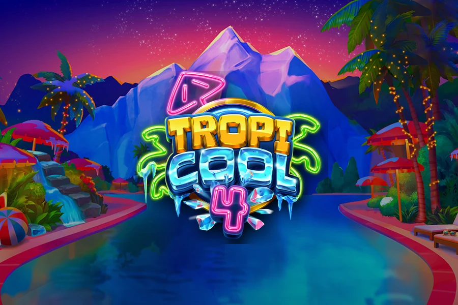 Tropicool 4 official ELK slot cover artwork