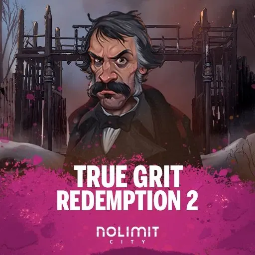 True Grit Redemption 2 official Nolimit City slot cover artwork