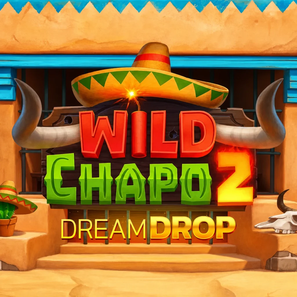 Wild Chapo 2 Dream Drop slot cover artwork by Relax Gaming