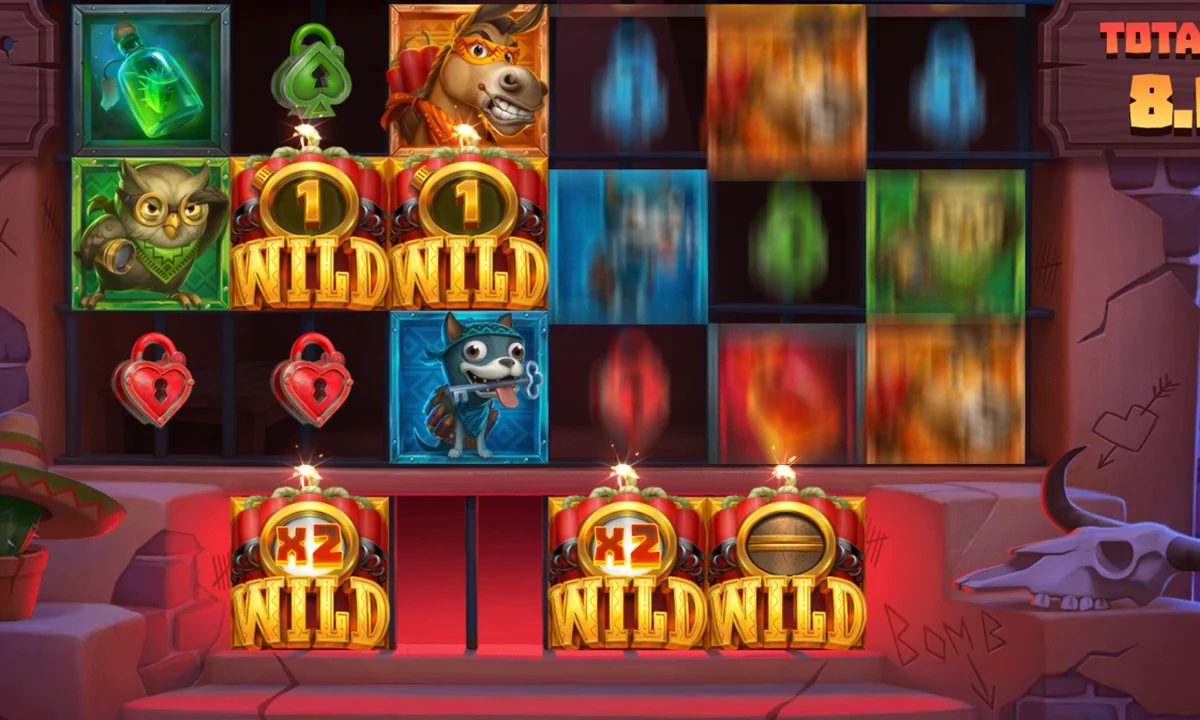 Wild Chapo 2 Dream Drop symbols, combinations and feature area