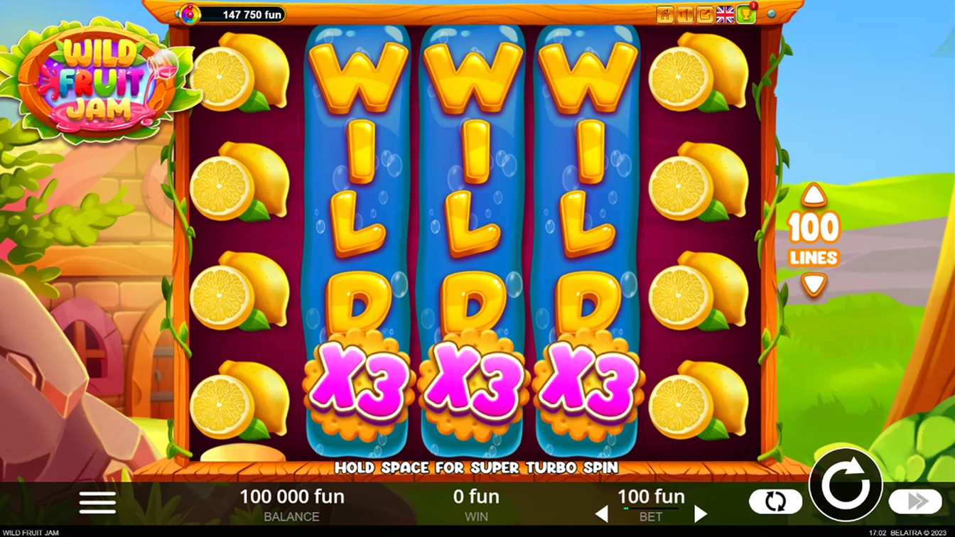 Wild Fruit Jam official Belatra gameplay image showing the game presentation