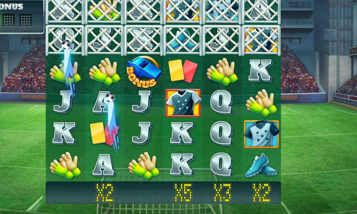 World Class Kick Off Dream Drop symbols, combinations and feature area