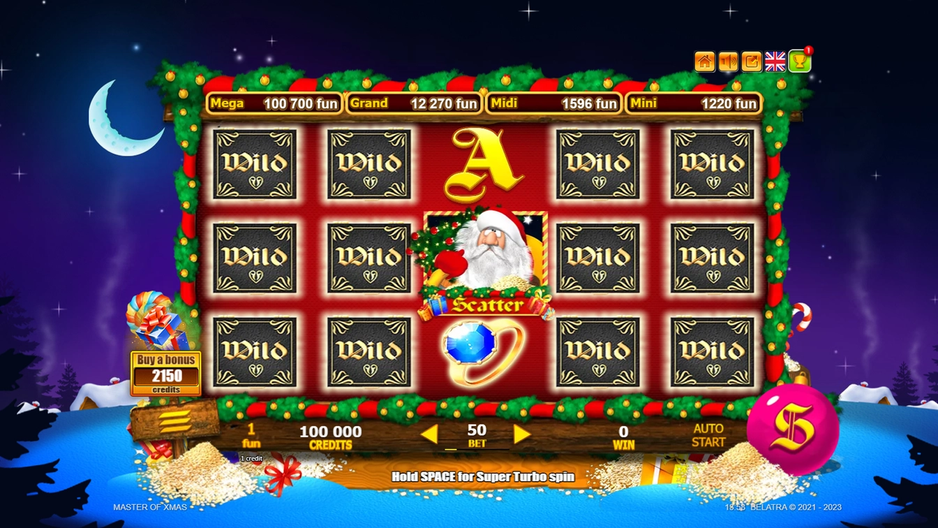 X-Mas Gifts official Belatra gameplay image showing the game presentation